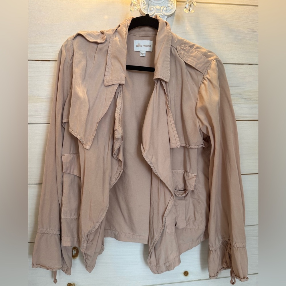 Ella Moss Women's Cream Trench Coat